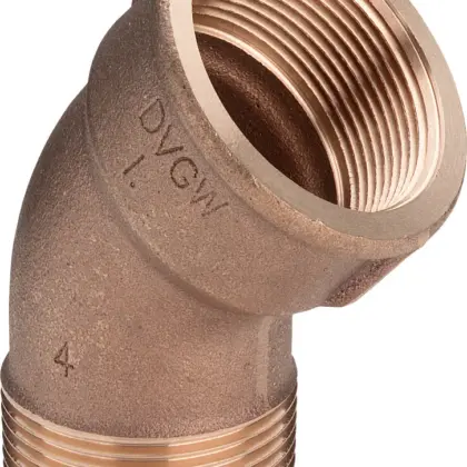 Viega Knie 45gr brons 1/2 MF viega model 3121 264208