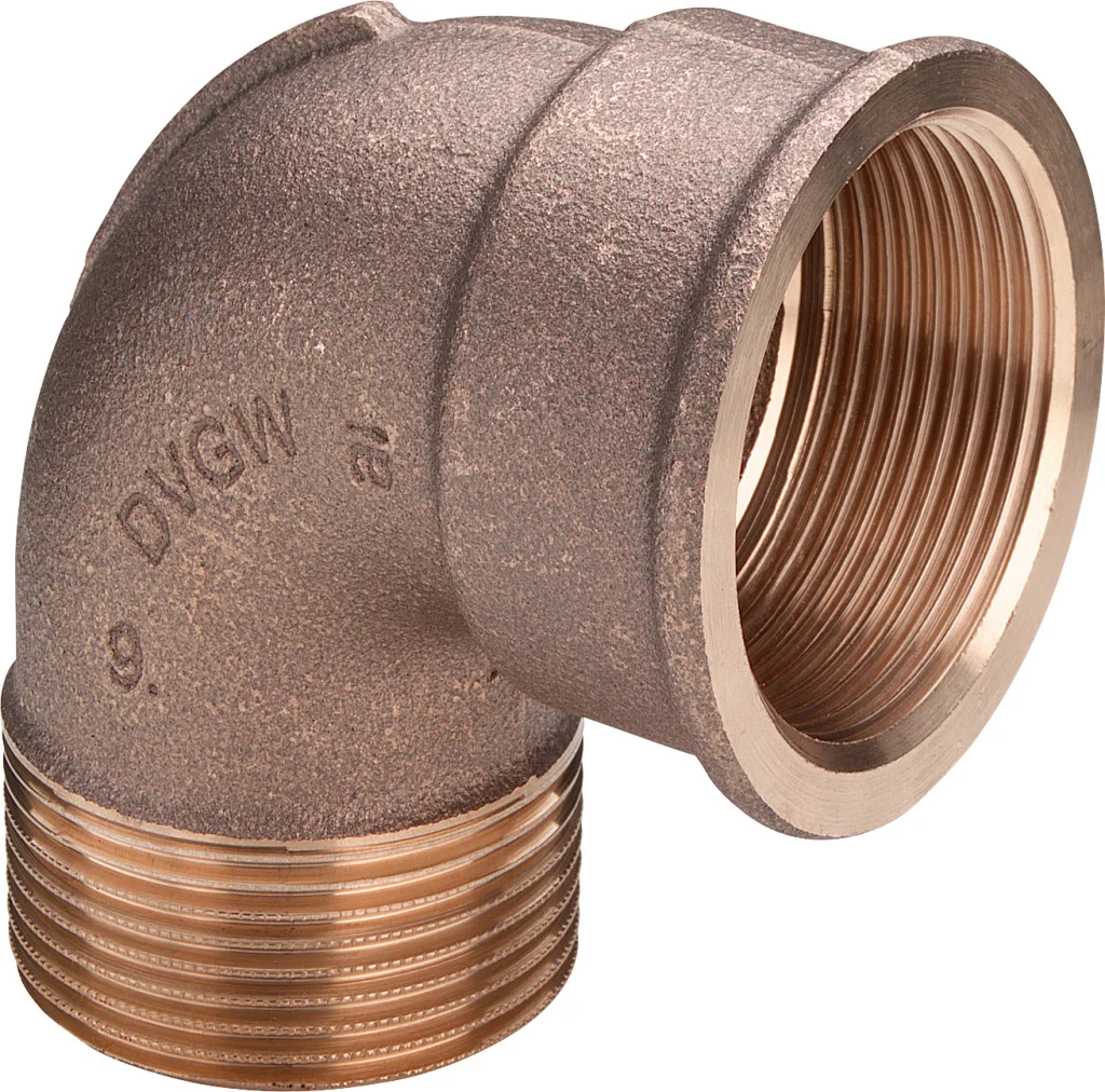 Viega Knie 90 brons 3/8 MF viega model 3092 281748