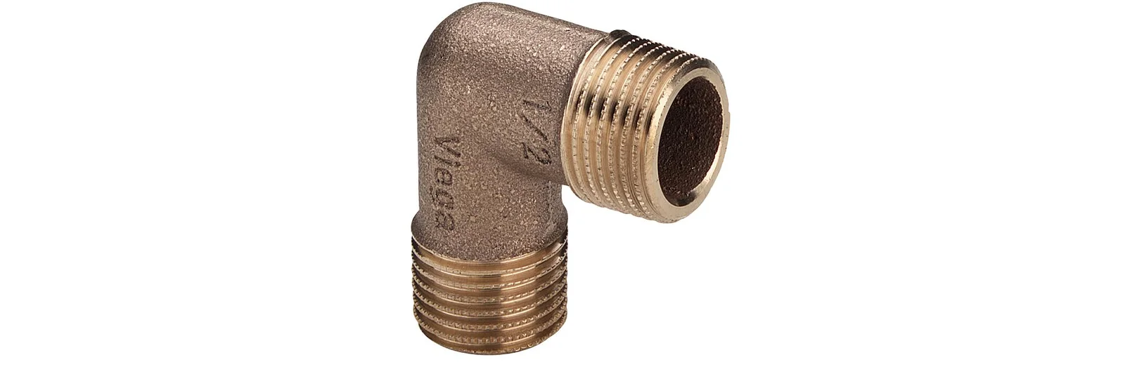 Viega Knie 90gr 1/2 brons / blank viega model 3091 317973