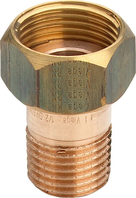 Viega Draad-2-delige koppeling MF brons 1" Viega 3335 320256