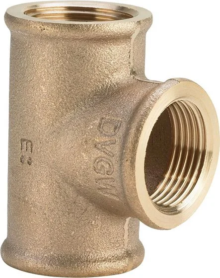 Viega T stuk brons blank 3 viega model 3130 321727