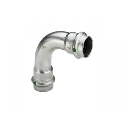 Viega Persbocht inox 42mm FF 90° (drink)water Viega Sanpress Inox 2316 435684