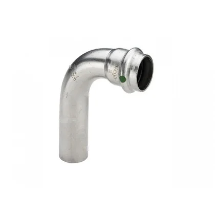Viega Persinsteekbocht inox 35mm MF 90° (drink)water Viega Sanpress Inox 2316.1 435745