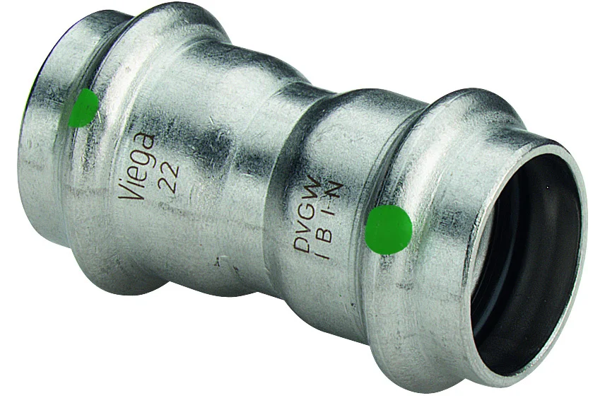 Viega Persmof inox 28mm FF (drink)water Viega Sanpress Inox 2315 436186