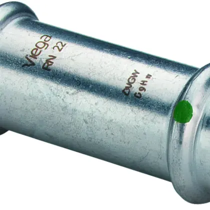 Viega Persschuifmof inox 54mm FF (drink)water Viega Sanpress Inox 2315.5 436438