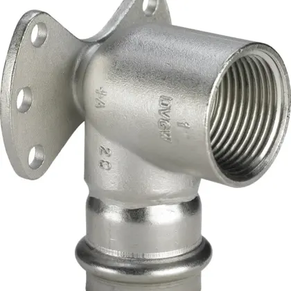 Viega Muurplaat Viega Sanpress Inox inox haaks 23255 437244