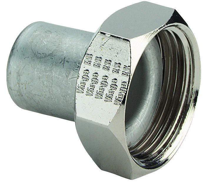 Viega 2-delige insteekkoppeling Viega Sanpress Inox 42mm  - 1.3/4 (7/4)" 2364 438234