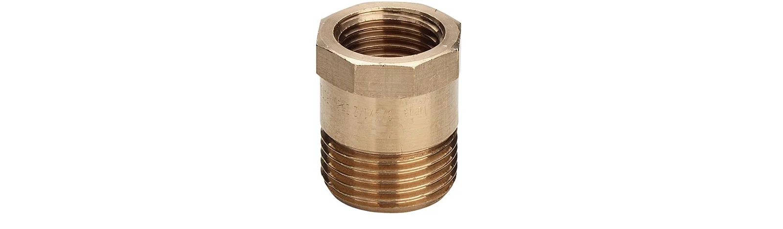 Viega Draadovergangsstuk brons 1/2" F  x  3/4" M Viega 3244 446734