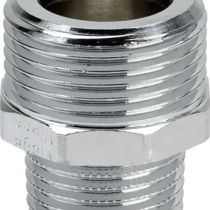 Viega Draadovergangsstuk brons 5/4" M x 6/4" M Viega 3247 446864