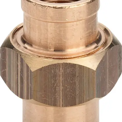 Viega Draad-3-delige koppeling FF brons conisch dichtend 1/2" Viega 446932