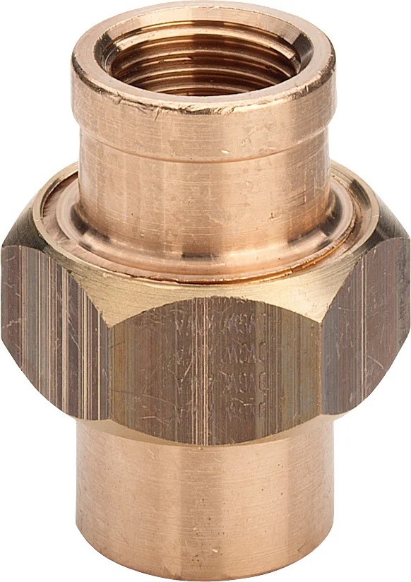 Viega Draad-3-delige koppeling FF brons conisch dichtend 5/4" Viega 3340 446963