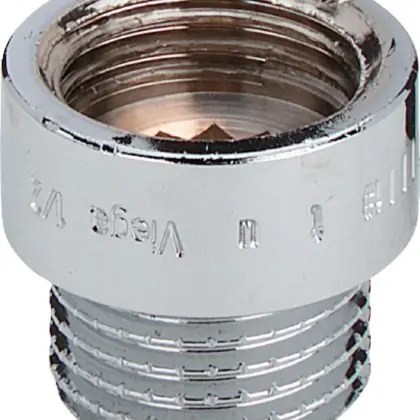 Viega Draadverlengstuk brons verchroomd 3/4" x 80mm Viega 447359
