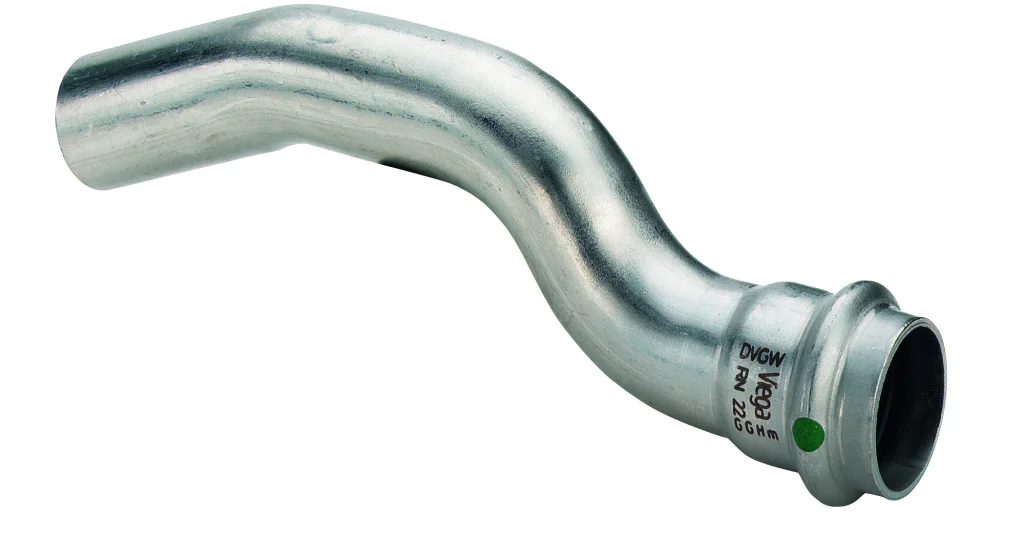Viega Perskruisstuk Viega Sanpress Inox inox 18mm FF (drink)water 452933