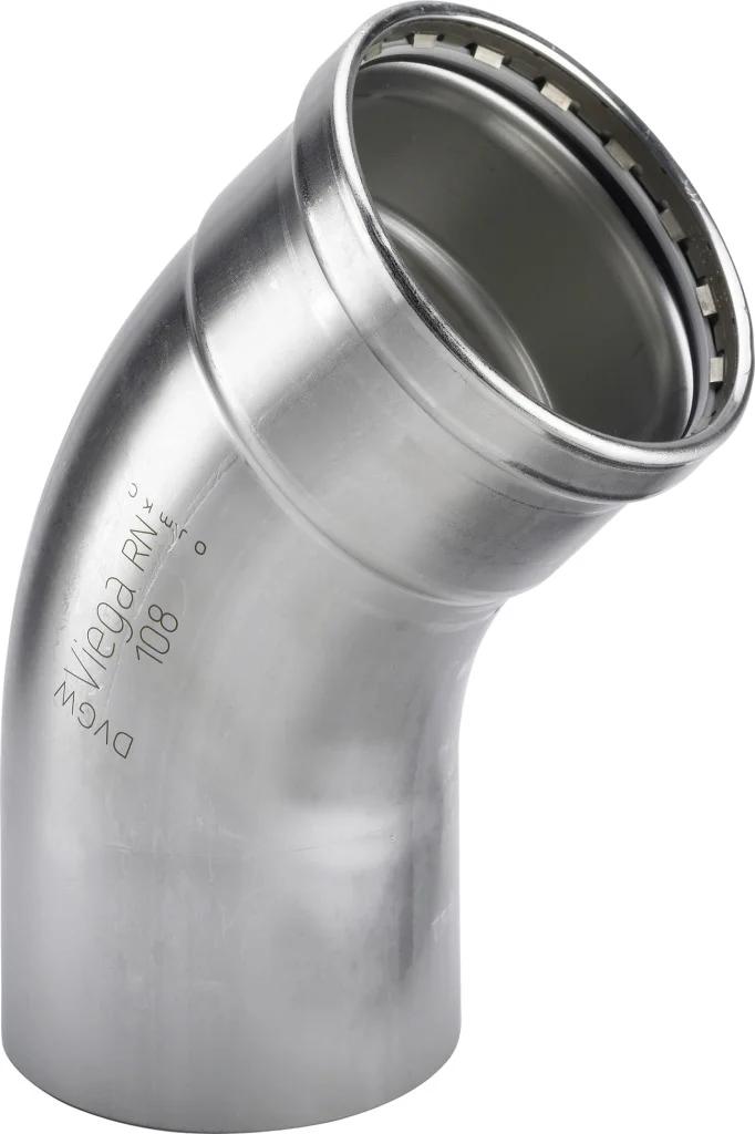 Viega Persinsteekbocht inox 76.1mm MF 90° (drink)water Viega Sanpress Inox 2316.1XL 482688