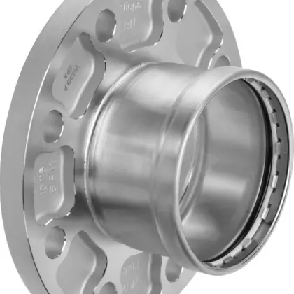 Viega Persflensovergang inox DN80 x 88.9mm (drink)water PN10/16 Viega Sanpress Inox 2359XL 482985