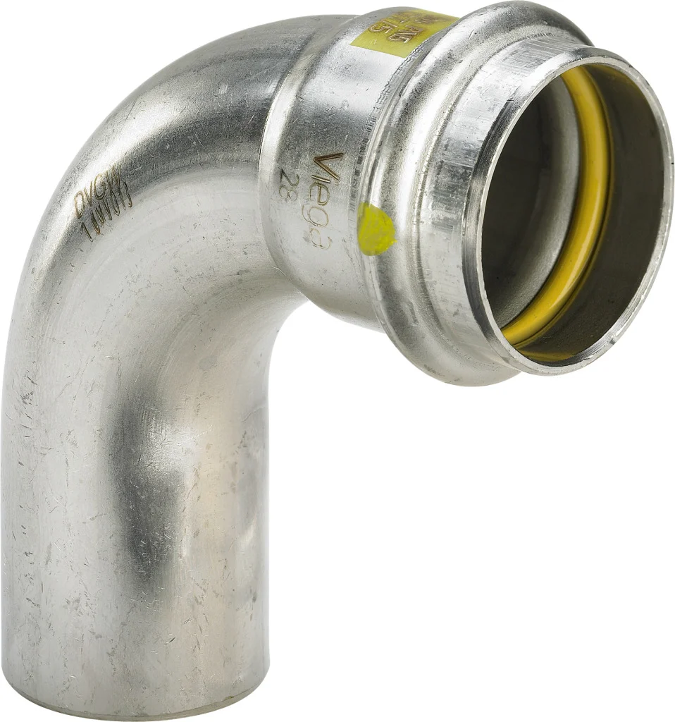 Viega Persinsteekbocht inox 54mm MF 90° (drink)water Viega Sanpress Inox G 0216.1 486112