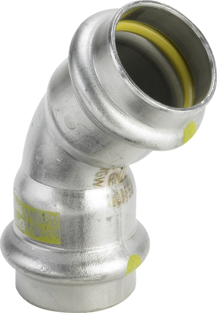 Viega Persbocht inox 28mm FF 45° gas Viega Sanpress Inox G 0226 486150