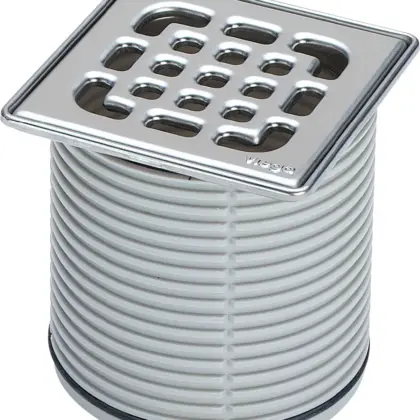 Viega Opzetstuk 100 x 100 Kunststof grijs viega model 49342 555191