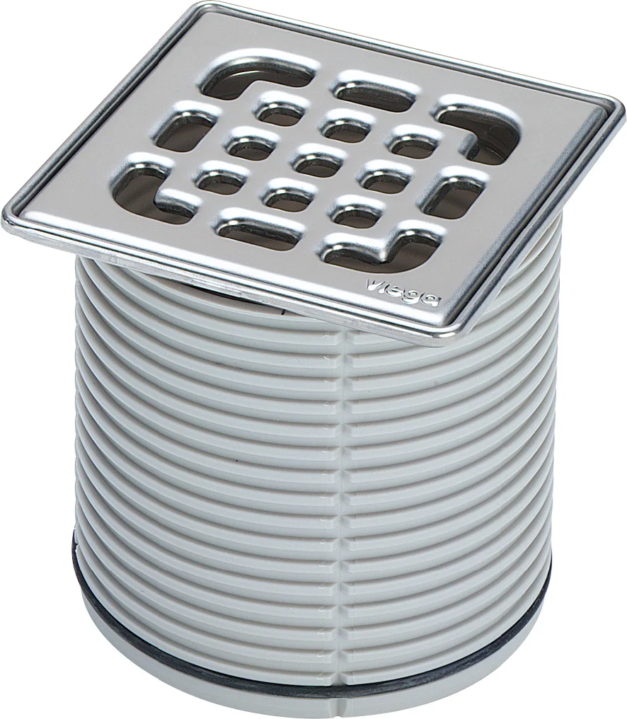 Viega Opzetstuk 100 x 100 Kunststof grijs viega model 49342 555191