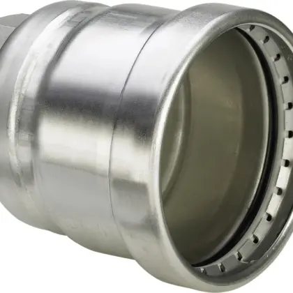 Viega Perskap inox 76.1mm F (drink)water Viega Sanpress Inox 2356XL 557874