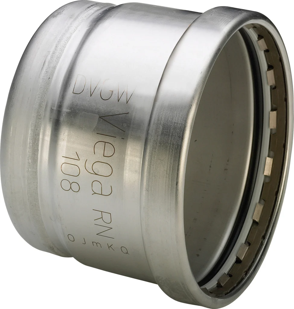 Viega Perskap inox 88.9mm F (drink)water Viega Sanpress Inox 2356XL 557904