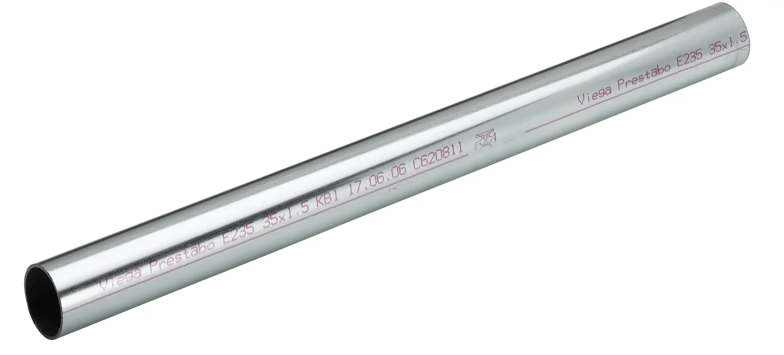Viega Dunwandige stalen buis elektrolytisch verzinkt 28x1.5mm Viega Prestabo 1103 lengte 240m 559472