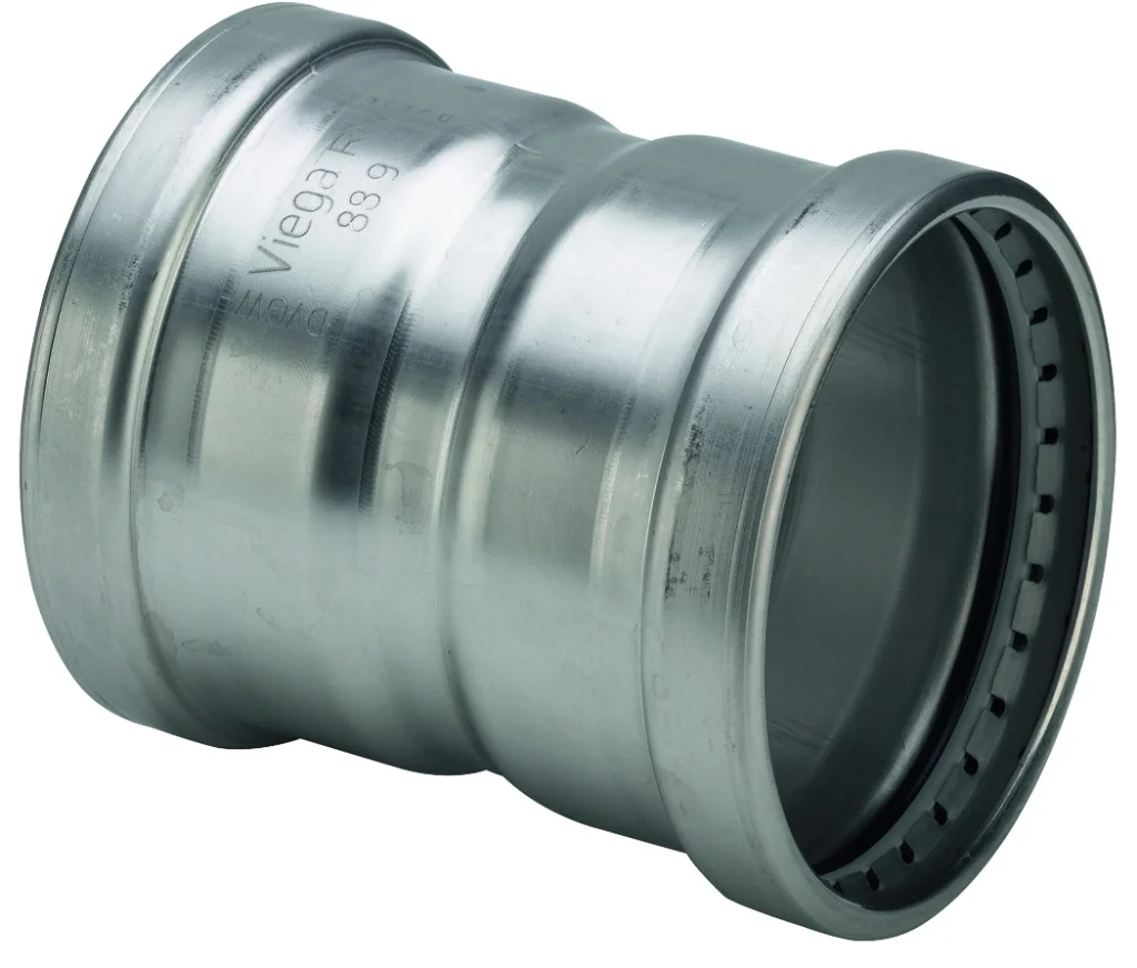 Viega Persmof inox 64mm FF (drink)water Viega Sanpress Inox 2315XL 578084