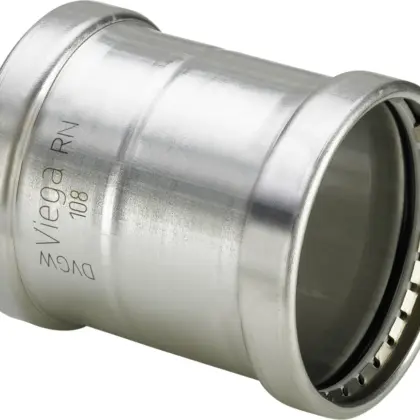 Viega Persschuifmof inox 64mm FF (drink)water Viega Sanpress Inox 2315.5XL 578091