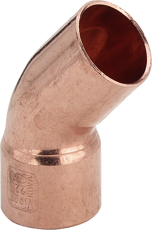 Viega Soldeerinsteekbocht 80mm MF 45° Viega 95040 594244