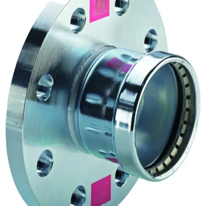 Viega Persflensovergang staal DN80 x 88.9mm verwarming PN10/16 Viega Prestabo 1159XL 598228
