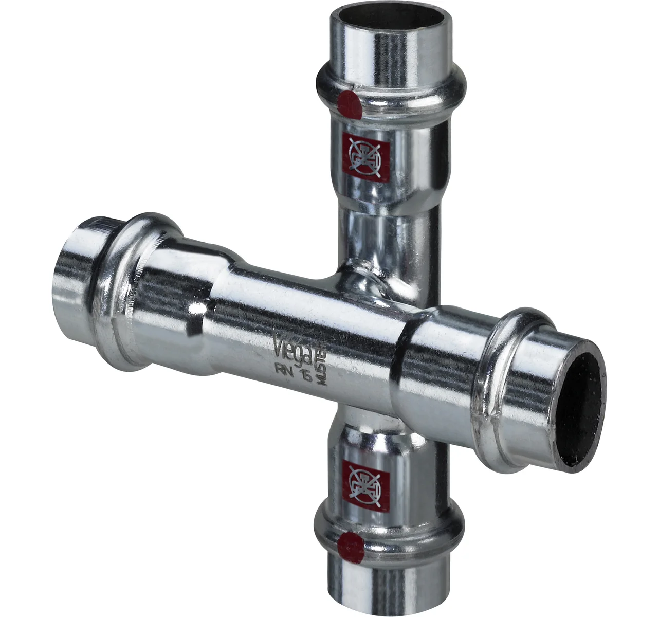 Viega Kruisstuk Viega Prestabo staal 22mm MM verwarming 601164