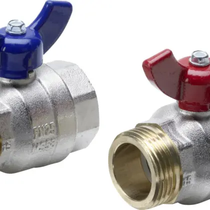 Viega Vlinderkraan met volle doorlaat DN 3/4"x1" FM Viega Fonterra 1041 606275