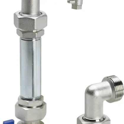 Viega Warmte-mengteller-set koper / blank fonterra viega model 12881 610081
