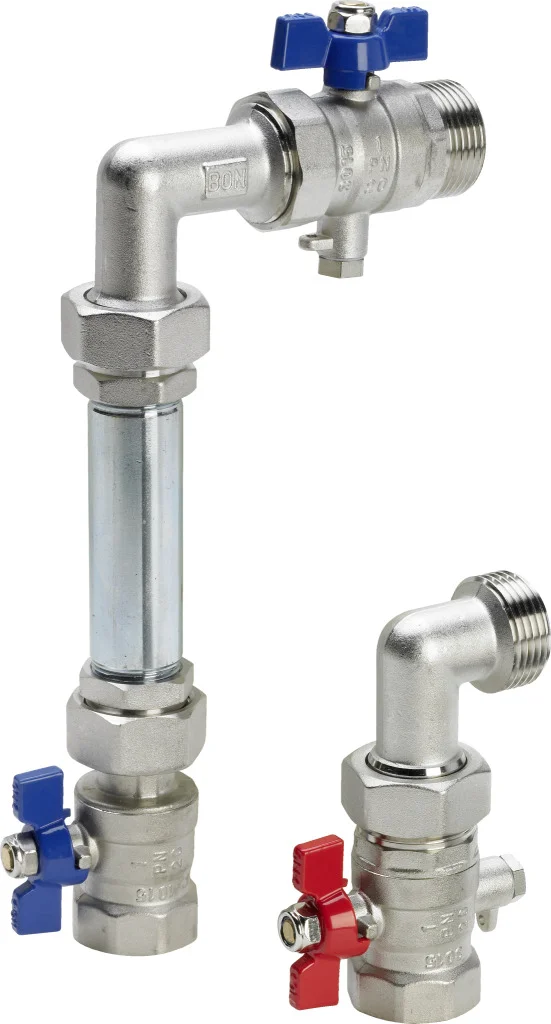 Viega Warmte-mengteller-set koper / blank fonterra viega model 12881 610081
