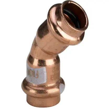 Viega Persbocht brons 35mm FF 45° solar Viega Profipress S Koper 4526 628338