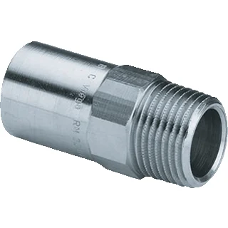 Viega Insteek overgangsstuk staal 22x3/4" MM verwarming Viega Prestabo 1111.1 642082