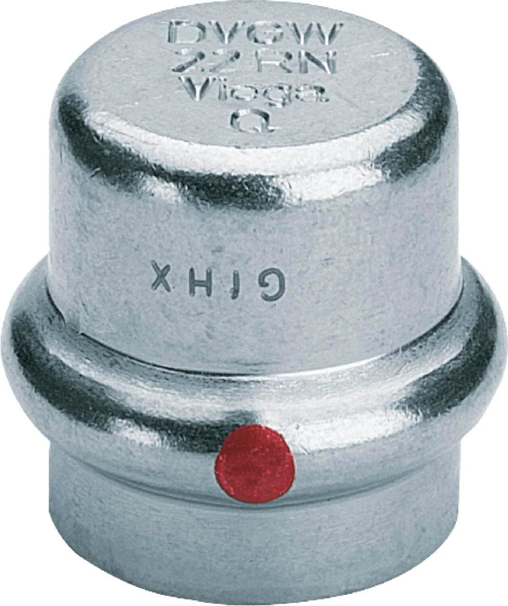 Viega Perskap staal 42mm F verwarming Viega Prestabo 1156 643638