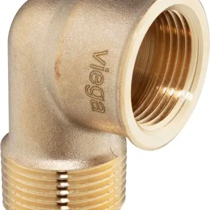 Viega Draadknie silicium brons 3" MF Viega Sanpress Siliciumbrons 3092 650704