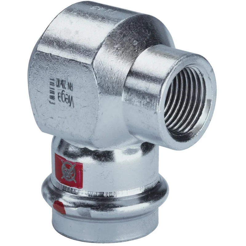 Viega Persovergangsknie staal 15mm x 1/2" F 90° verwarming Viega Prestabo 1114.2 656478
