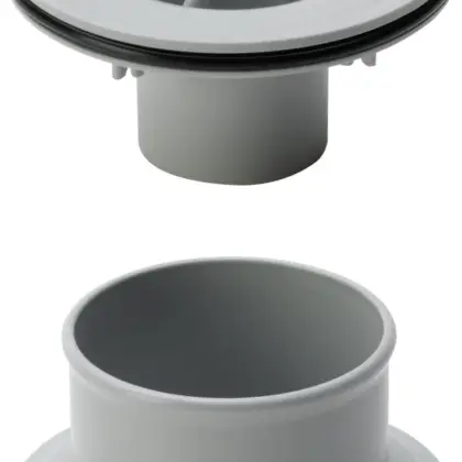 Viega Duikpijpje 100 kunststof / grijs viega model 4935.21 686093