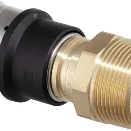 Viega Persovergangsstuk brons 16/2mm x 1/2" M (drink)water Viega Smartpress 6711 729530