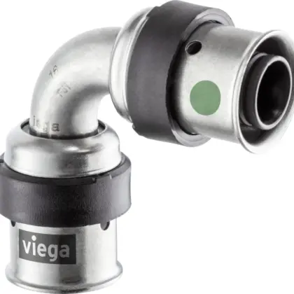 Viega Persbocht inox 16mm FF 90° (drink)water Viega Smartpress 6716 729844