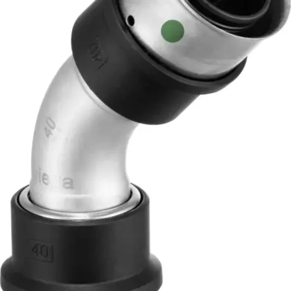 Viega Persbocht inox 63mm FF 45° (drink)water Viega Smartpress 6726 734015