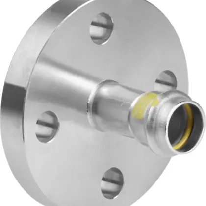 Viega Persflensovergang inox DN50 x 54mm (drink)water PN10/16 Viega Sanpress Inox G 0259 735814