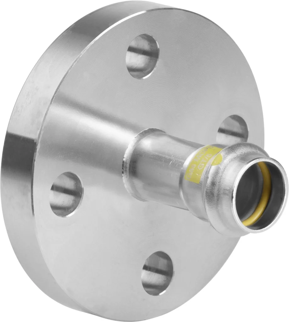 Viega Persflensovergang inox DN50 x 54mm (drink)water PN10/16 Viega Sanpress Inox G 0259 735814
