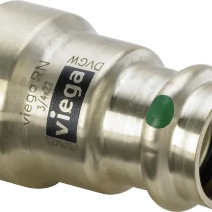 Viega Persovergangsstuk brons 3/4" x 22mm pers (drink)water Viega Megapress 4213.2 736279