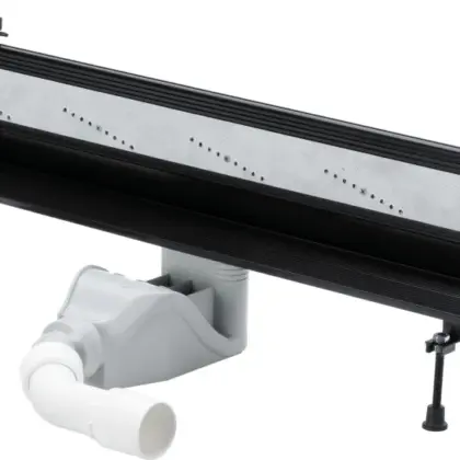 Viega Douchegoot 300 - 1200 kunststof / zwart viega model 4967.10 736552