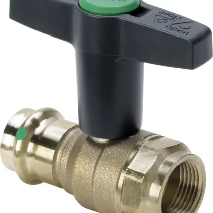 Viega Easytop stopkraan brons 42 x 6/4 pers x bi.dr. viega model 2275.4 (ex 587192) 746803