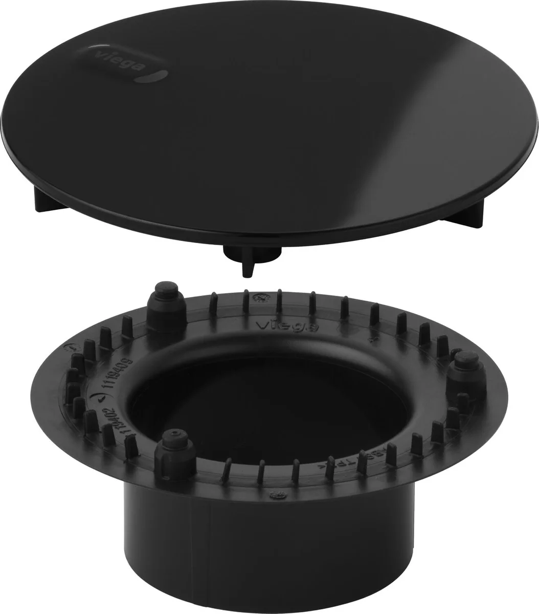 Viega Tempoplex afmontageset kunststof zwart-glans model 69660 viega 839178