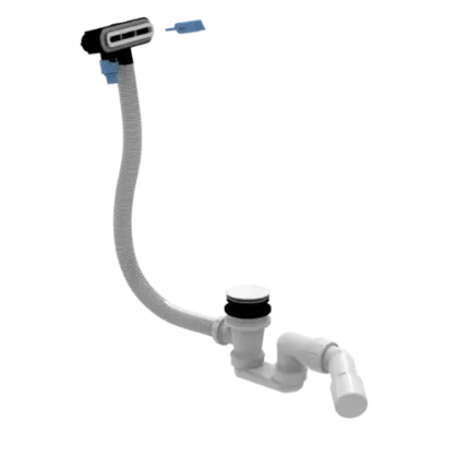 Villeroy & Boch U90959001 Villeroy & Boch verlengde afvoer en overloopcombinatie wit blinkend